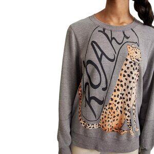 Anthropologie Roar Graphic Sweatshirt